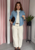 *PRE ORDER* REDIAL Bubble Hem Denim Jacket