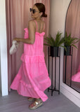 Fi Fi Maxi Dress - Neon Pink
