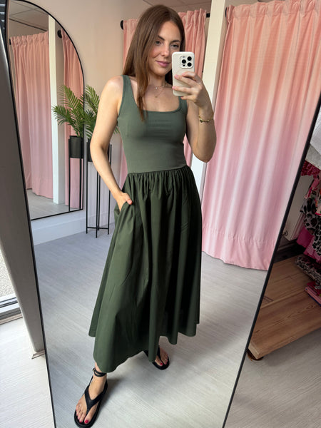 Leni Dress - Khaki