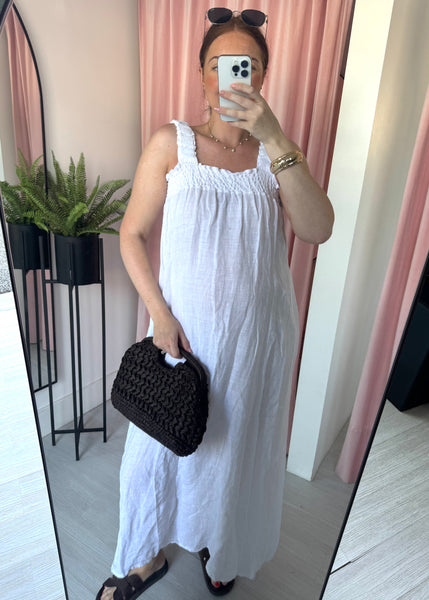 Linen Maxi Dress - 2 colours