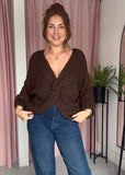 Twist Detail Jumper - Chocolate