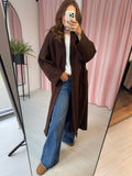 Oversized Coat - Brown