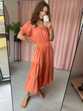 Jasmine Dress - Tangerine