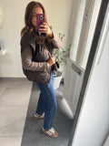 Quilted Gilet - Brown