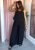 Bubble Hem Co-ord - Black