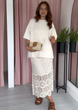 Crochet Skirt - Biege