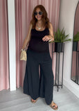 Palazzo Trousers - Black