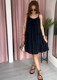 Tiered Cami Dress - Black
