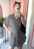 Linen Shirt Dress - 4 colours