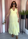 Cheesecloth Halter Dress - 4 colours