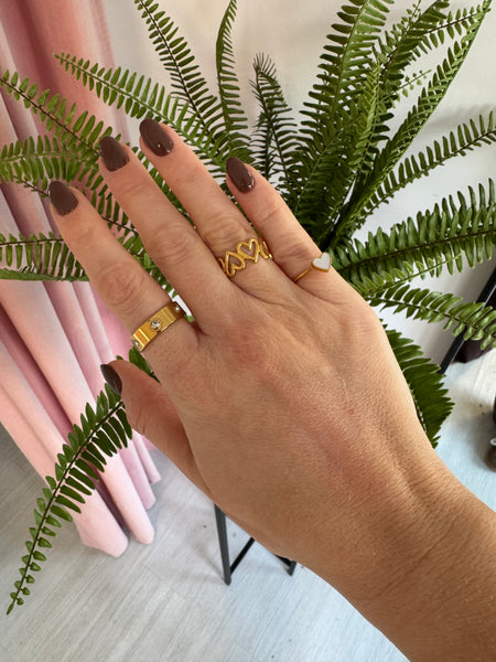 Carter Diamante Ring - Gold