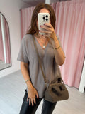 Knitted Top - Taupe