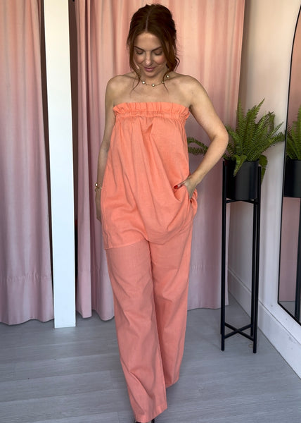 Bandeau Co-ord - Orange