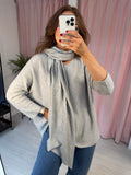 Jumper & Scarf - Grey