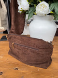Cross Body Soft Slouch Bag - Brown