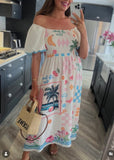 Dolce Vita Printed Cotton Maxi