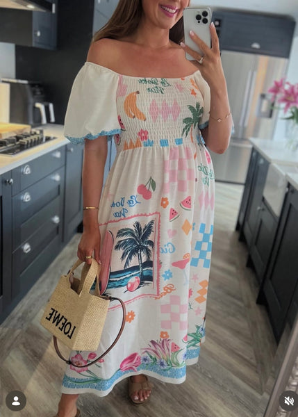 Dolce Vita Printed Cotton Maxi