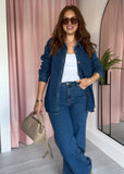 REDIAL Stretchy Denim Shirt