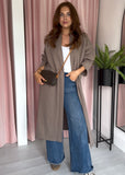 Oversized Coat - Taupe