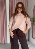 Classic Round Neck Jumper - Pink