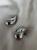 Tear Drop Earrings - Silver