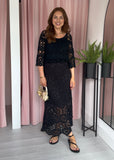 Crochet Skirt - Black