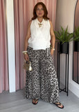 Palazzo Trousers - Leopard