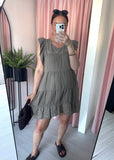Cheesecloth Embroidery Anglaise Dress - 2 colours