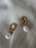 Pearl Drop Earring - Gold