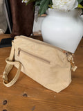 Cross Body Soft Slouch Bag - Sand