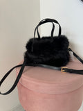 Fluffy Bag - Black