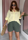 Cotton Pocket Shorts - Khaki