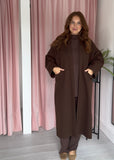 Oversized Coat - Brown