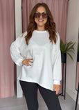 Brooklyn Sweatshirt - White