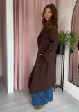 Trench Coat - Chocolate Brown