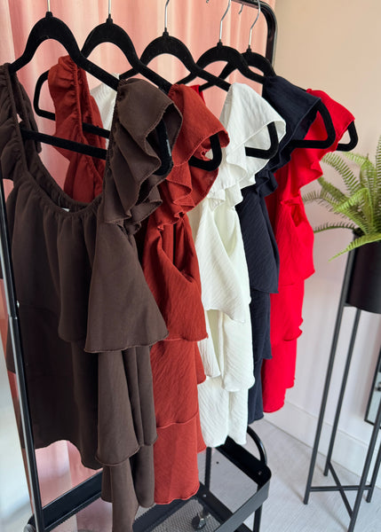 Ruffle Top - 5 colours