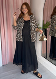 Cotton Crinkle Shirt - Leopard