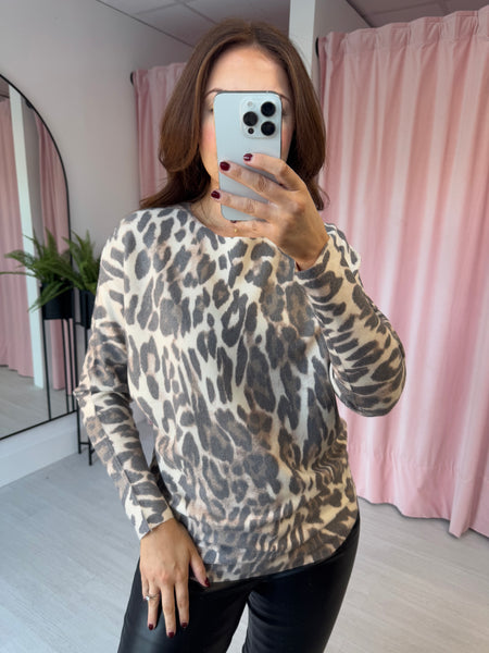 Leopard Rib Knit