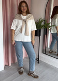 Off Duty Layered T - Beige