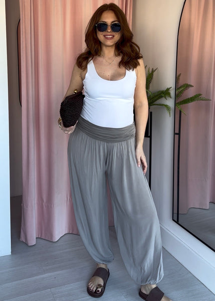 Balloon Trousers - Taupe