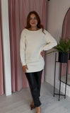 Bow Back Jumper - Cream