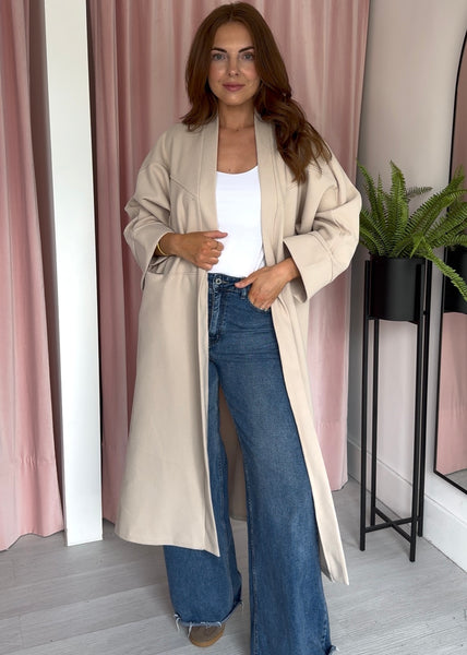Oversized Coat - Cream