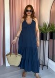 Cheesecloth Halter Dress - 4 colours