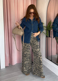 MELLY & CO Leopard Jeans
