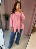 Jumper & Scarf - Candy Pink