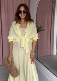 Cotton Crinkle Shirt - Lemon
