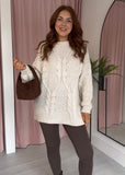 Cable Knit Jumper - Cream