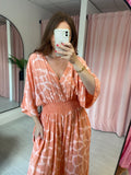 Giraffe Jumpsuit - Coral