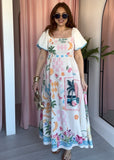 Dolce Vita Printed Cotton Maxi