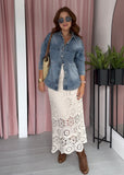 Crochet Skirt - Biege